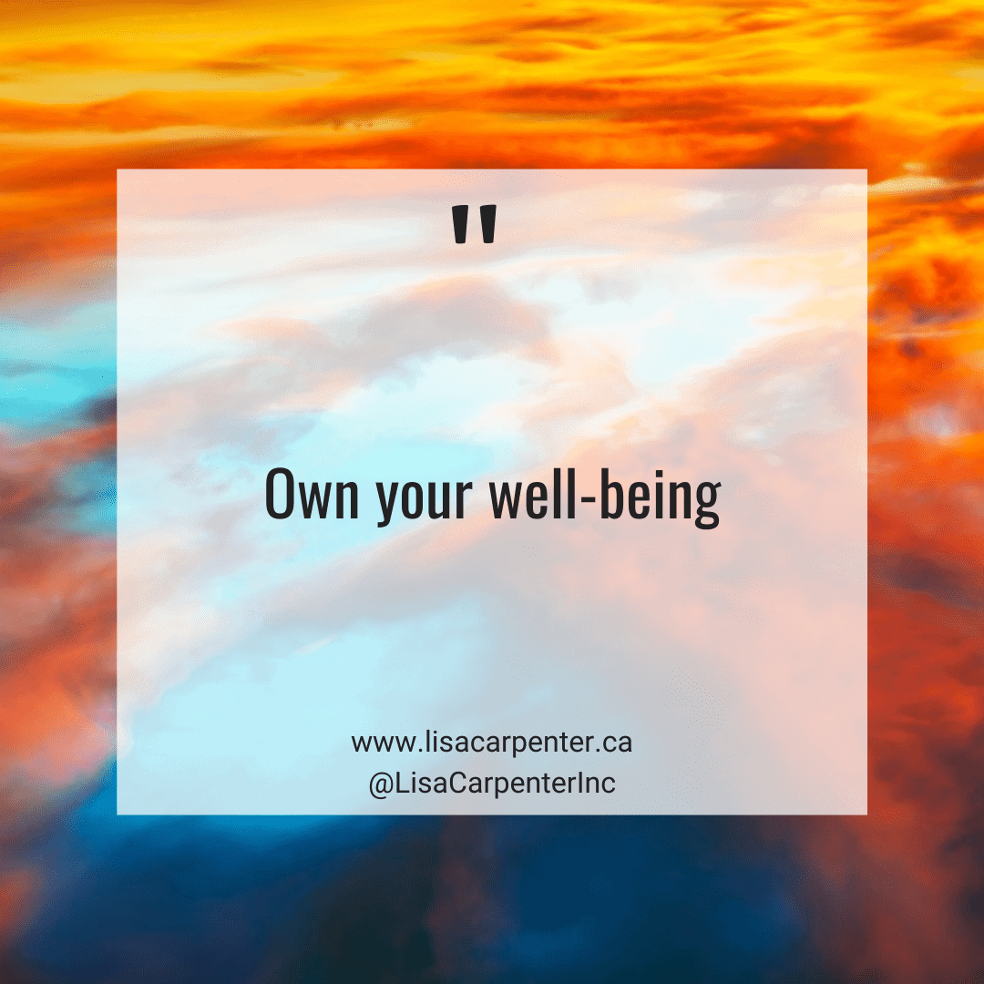 Energy Quote - own your well being